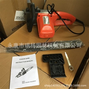 Mini motosierra eléctrica con cable de 220V, herramienta portátil para cortar madera, para uso doméstico y bricolaje. - Product Image 5