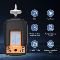 Analyseur de gaz portable multifonctionnel N2 NH3 CL2 H2 O3, détecteur de gaz portable multi-gaz pour espaces confinés, inflammables, toxiques et combustibles
