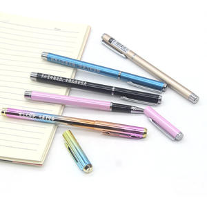 Papeterie de bureau, produits promotionnels bon marché, stylo à bille fin en métal, stylos personnalisés pour hôtel - Product Image 4