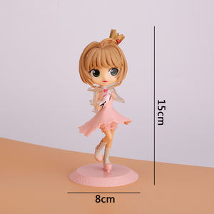 Gros mignon PVC modèle jouet japonais <span class=keywords><strong>Anime</strong></span> princesse Sakura fille figure avec base pour les fêtes d'anniversaire des petites filles - Product Image 2