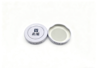 Tapa Metálica de Hojalata de Grado Alimenticio de 53 mm, Libre de BPA, Personalizable en Tamaño, Color y Diseño, a Prueba de Fugas y Niños, de Alta Calidad