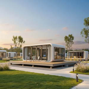 Casa Prefabricada Inteligente Tipo Apple Pod, Cabaña Prefabricada <span class=keywords><strong>para</strong></span> Negocios <span class=keywords><strong>de</strong></span> <span class=keywords><strong>Alquiler</strong></span> Airbnb y Estancias Turísticas <span class=keywords><strong>de</strong></span> Lujo - Product Image 6