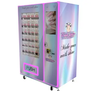 Máquina de venda automática de cosméticos por atacado, prensa de maquiagem e beleza para unhas, máquina de venda automática