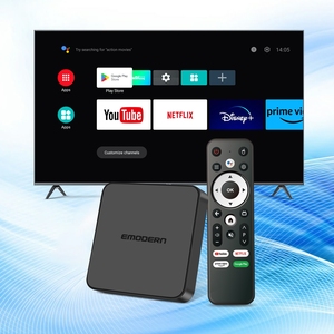 Boîtier TV intelligent Android G1 à succès, Amlogic S905 Quad 4K, WiFi 2.4G/5G, Android, télécommandes vocales BT - Product Image 3