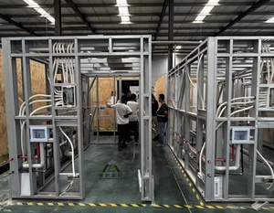 Module de salle de bain préfabriqué moderne à structure en acier, prêt à être expédié, avec aluminium et acrylique, <span class=keywords><strong>pour</strong></span> villa, appartement, hôtel - Product Image 2