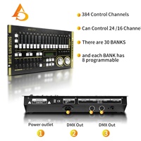Console d'éclairage professionnelle AICPOSE DMX 512 pour scène, DJ, discothèque, événement, MAX 512Light