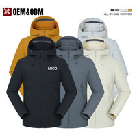Veste coupe-vent légère en polyester imperméable pour homme et femme, personnalisable