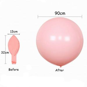 Durable Clear Transparent Helium Latex Big Large 36 Inch 90cm Giant Printed Custom Design Globo Ballon <b>Balloon</b> with Logo Print - Product Image 4