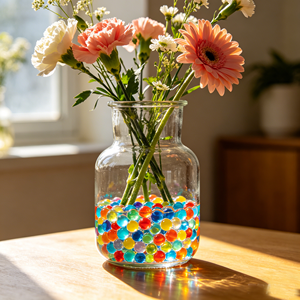 Perlas de Agua de Cristal Coloridas al por Mayor, <span class=keywords><strong>Bolas</strong></span> de <span class=keywords><strong>Hidrogel</strong></span> Súper Absorbentes, Bolitas de Agua, Rellenos Decorativos DIY para Frascos y Jarrones - Product Image 4