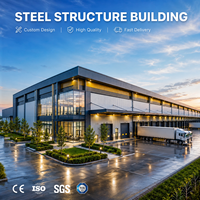 Estructura de Acero Prefabricada para Almacenes, Talleres y Naves Industriales, Kit de Construcción, Exportación de China