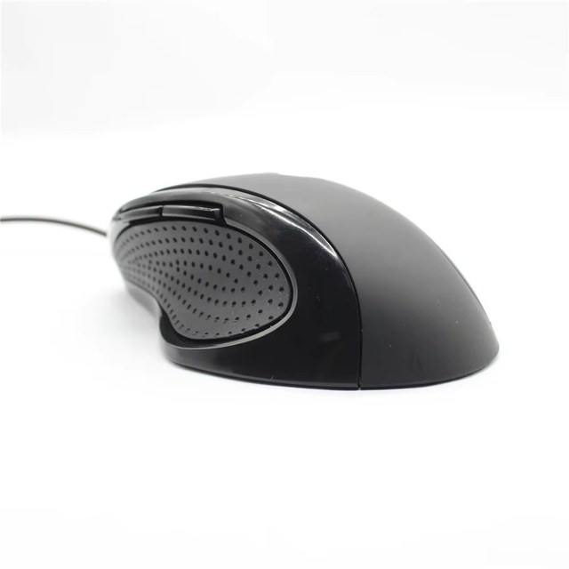 Ultra-Precise 1.8M USB Wired Black Mouse LED Backlit Scroll Wheel 3D Style Right Hand Orientation Best Price Optical Tracking