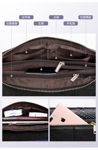 Nouveaux sacs à main de luxe à bandoulière en cuir véritable pour femmes, sacs de créateurs en cuir de vachette pour filles - Product Image 4