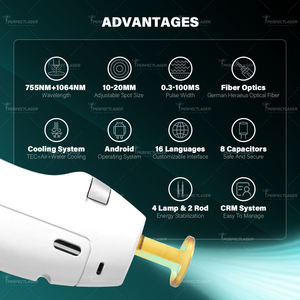 1064 Nd Yag 755 Alex Lange Pulsmachine Schoonheidsapparatuur Professionele Alexander Alexandriet <span class=keywords><strong>Laser</strong></span> 755nm Haarverwijderingskaars - Product Image 2