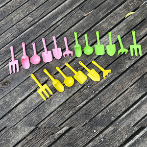 Children Garden Hand Tool Multicolor Plastic Shovel Spade Rake Fork <b>Sand</b> Scoop <b>Kids</b> Outdoor Beach - Product Image 2