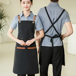 Uniforms Custom Apron High Quality Waterproof Restaurant Bar Uniforms Kitchen Apron Custom Chef Uniform