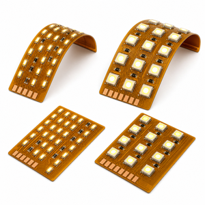 Tira de Luz LED Flexible FPC, Placa de Circuito Flexible, LED SMD 2835 5050, Ancho y Longitud Personalizables, OEM - Product Image 3