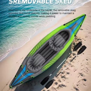 Kayak Inflable Personalizable con Remo, Doble Grosor, Resistente al Desgaste, Plegable - Product Image 4
