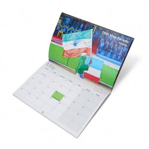 A buon mercato prezzo di fabbrica personalizzato scrivania in legno Base bambina nera 2 annuale calendario da parete - Product Image 1