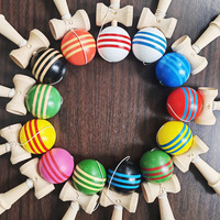 Juguete de Madera Kenda Ma Skill Ball, Rompecabezas Tradicional Educativo, Juguete Interactivo para Adultos y Niños