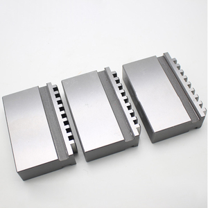 Mandrin de tour manuel K11-200 200 mm 8 pouces à trois mâchoires souples en acier inoxydable pour machines-outils de meulage et de fraisage - Product Image 2