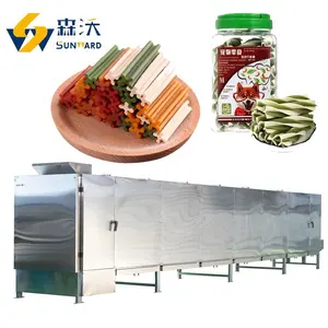 Auto Factory supplier small capacity output 100-150 kg/h Pet chews Dog treats with filling snacks Sunward Supplier / extruded