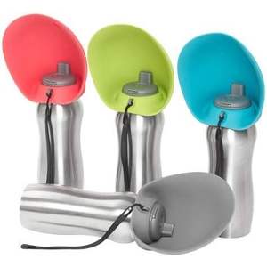 Botella de Agua de Acero Inoxidable de 24 Oz a Prueba de Fugas, Duradera, Impermeable IPX8, con Tazón de Silicona para Perros, Viajes, Campamentos, Senderismo, Caminatas - Product Image 4