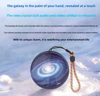 Vente en gros : Lecteur vidéo MP4 électronique en forme de boule de cristal, avec fonction de lecture vidéo, pour événements, cadeau d'anniversaire, cadeau créatif personnalisé