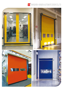 Fábrica Por Atacado Industrial Automático Rápido Obturador Zipper Tipo Porta Porta De Alta Velocidade Pvc Fast Rolling <span class=keywords><strong>Door</strong></span> - Product Image 6