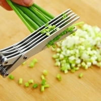 Ciseaux multifonctions pour légumes et herbes, outils de cuisine à domicile, acier inoxydable, brosse à éplucher, cisailles
