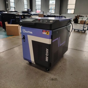 Machine de nettoyage laser à fibre pulsée 500W à refroidissement par eau/<span class=keywords><strong>air</strong></span>, très demandée, pour l'élimination de la rouille et de la peinture, en promotion - Product Image 4