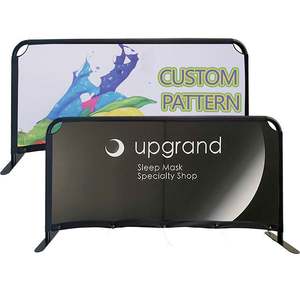 حاجز مخصص يغطي 1 متر × 2 متر في الهواء الطلق حاجز محمول للإعلان على الطريق الحدث الحشد السيطرة المطبوعة حاجز مقهى - Product Image 6