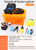 A-87S Empalmadora de Fibra Óptica Mini Totalmente Automática con Red IP/GPRS/TCP, Kit de Herramientas de Fibra Óptica FTTX/FTTH