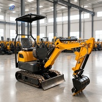 Livraison rapide, mini-excavatrice de 1 tonne, 2 tonnes, 3,5 tonnes avec cabine, moteur Kubota, CE EPA EURO5, machine compacte de terrassement