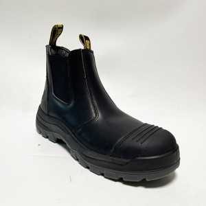 Bota de seguridad de alta calidad <span class=keywords><strong>AUS</strong></span> con suela de PU de cuero de grano completo - Product Image 3
