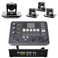 Pack de 3 caméras 1080P60 20X PTZ + contrôleur de caméra PTZ pour la diffusion en direct des cultes religieux, les conférences et les événements