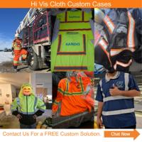 Camisa de Seguridad Reflectante Ligera de Manga Larga para Trabajadores al Aire Libre, Alta Visibilidad, Clase 3, Camisa de Construcción