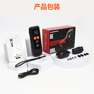 Intelligent Dog Training Collar Remote <b>Control</b> Waterproof <b>Bark</b> Suppressor For Pet Training With Nylon TPU Options - Product Image 4
