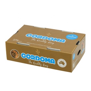 PE Box Low Price Customized Anti-static PE Plastic Storage Box Wax coated cardboard box for fruit and vegetable packaging