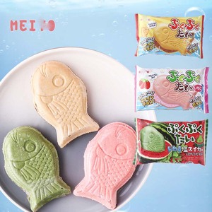ขนมญี่ปุ่น <span class=keywords><strong>Meito</strong></span> Puku Puku Taiyaki ที่เติมเต็มรูปปลา monaka เวเฟอร์บิสกิตช็อกโกแลต - Product Image 3