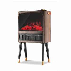 Cheminée électrique autoportante avec chauffage |   Élément chauffant PTC à commande mécanique |   Protection contre la surchauffe à flamme visible |   1 an - Product Image 1