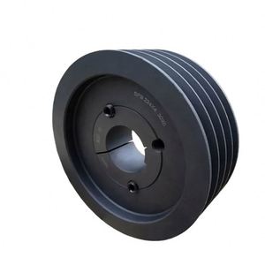 MIGHTY GG25 ISO Standard SPC V-Belt Pulley Cast Iron 1-Groove 10mm Bore 50mm OD OEM Customizable Conveyor Pulley - Product Image 1