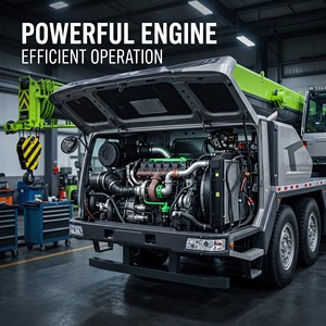 <span class=keywords><strong>Grue</strong></span> sur camion d'<span class=keywords><strong>occasion</strong></span> ZTC800A5 80t avec contrepoids complet de 25t et contrepoids <span class=keywords><strong>auxiliaire</strong></span> auto-démontable à faible coût d'exploitation - Product Image 2