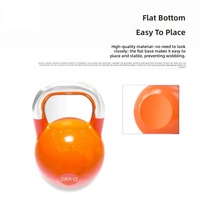 Kettlebell Professionnel Universel en Acier Inoxydable Électroplaqué Coloré pour la Compétition, Équipement de Fitness et Musculation à Poids Libres