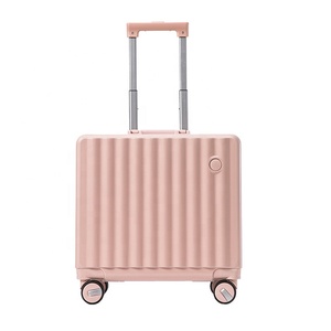 New Fashion Customized Business <strong>Travel</strong> <strong>Bags</strong> Abs Pc 18" Aluminum Frame <strong>Cabin</strong> Luggage Trolley case Suitcase on Wheels - Product Image 2
