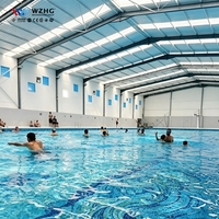 Piscina Prefabricada con Estructura de Acero, Edificios con Estructura de Acero, Natatorio, Parque Acuático, Estructura de Acero, Centro Acuático Interior