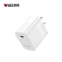 Chargeur mural WISESIR 30W GaN PD3.0 avec protection OTP, certifié CE, efficacité de 92% - Fabricant OEM/ODM