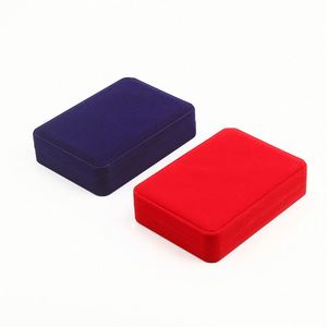 Velvet Jewelry <b>Box</b> for <b>Gift</b> Packaging Small <b>White</b> Custom High End - Product Image 5