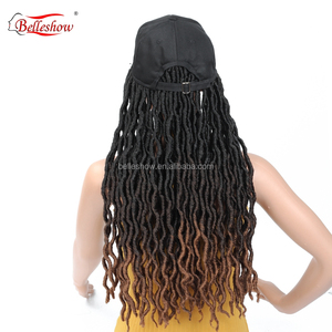 18 pulgadas sintético ombre dreadlock trenzas de pelo golden locs rizado África Twist diosa faux locs negro baloncesto - Product Image 6