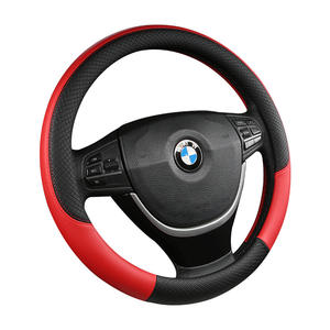 Novedad de verano, <span class=keywords><strong>funda</strong></span> Universal de cuero para <span class=keywords><strong>volante</strong></span> de coche, <span class=keywords><strong>funda</strong></span> cómoda antideslizante para las cuatro estaciones para hombres y mujeres - Product Image 1