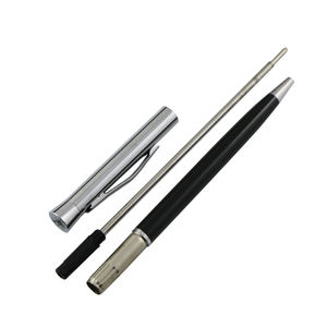 Günstige Einweg-Werbekugelschreiber aus Metall, schlank, Royal Palaces Leela Marriott Pen, Four Seasons Hotels Resorts Pen mit individuellem Logo - Product Image 4